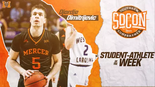 Djordje Dimitrejevic SoCon SA of the Week