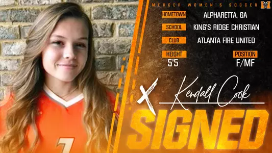 Kendall Cook - WSOC Signee