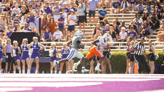 Ty James catches TD pass in front of Furman crowd