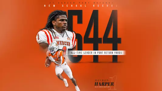 Devron Punt Return Yards Record