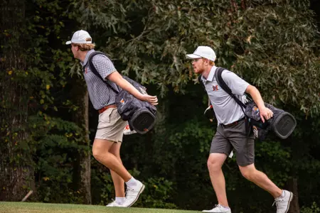 Connor and Tobias Walking