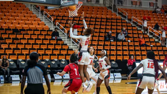 Stacie jones jumping for rebound