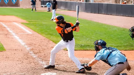 Eli Runyan about to swing