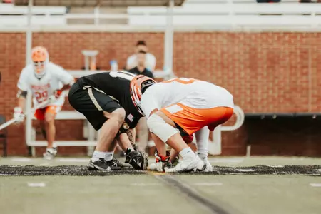 Ashton Woods taking a face-off