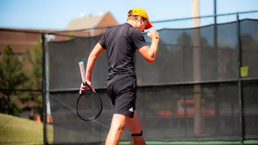 Marceau Foulihoux celebrating after a point