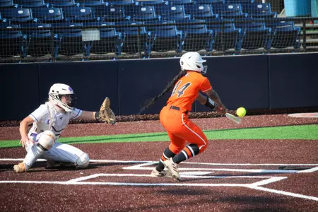 Alyssa Woods at bat