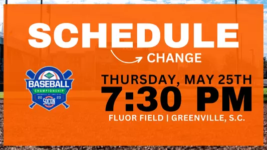 Schedule change graphic