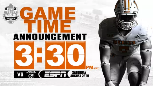 FCS Kickoff game time announcement graphic
