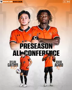 Preseason All-Conference graphic men's soccer