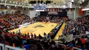 Hawkins arena during game