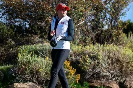Camilla walking with driver