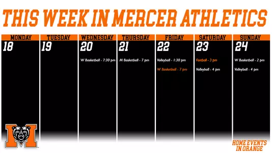 This Week in Athletics (Nov 18-24)