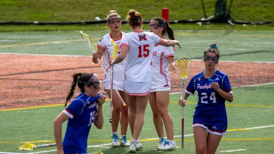 Team huddle after goal