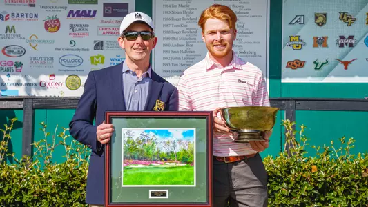 Tobias after Winning the Augusta Haskins Award Invitational