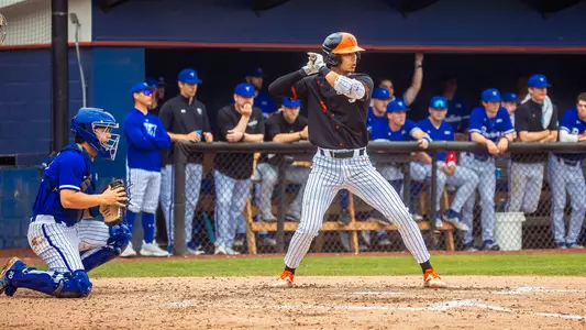 Bradley Frye hitting at Georgia State