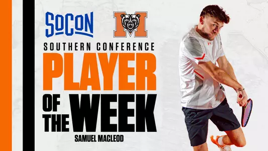 SoCon POTW Samuel MacLeod