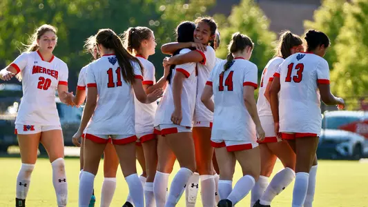 WSoccer team celebration