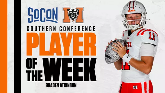 Atkinson SoCon Player of the Week