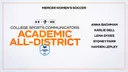 Academic All-District Women's Soccer