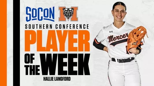 Hallie Langford Player of the Week SoCon