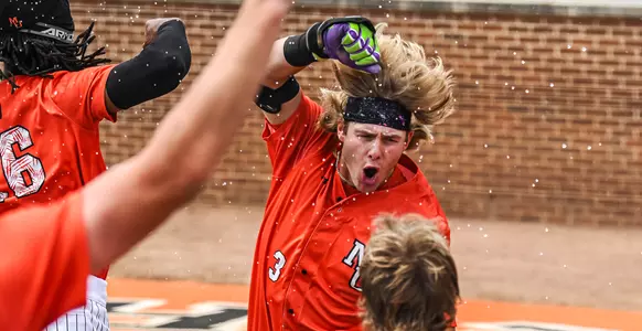 Ty Dalley HR celebration vs UNCG