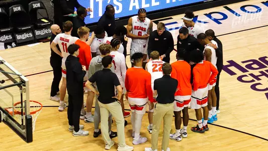 2024-25 MBB team huddle