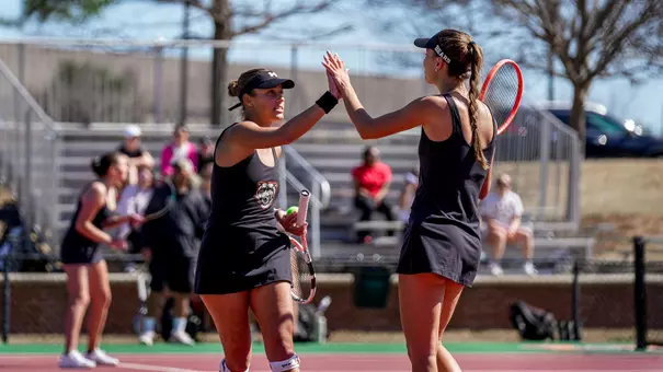 Women's Tennis high five