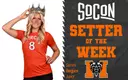 SoCon Weekly Award Graphic, Sammi Bergjans Setter of the Week