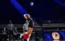 Sarah Frager Serving, @ Western Carolina Friday Recap