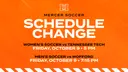 Men's and Women's Soccer Schedule Change
