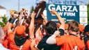 Baseball Hoisting Trophy