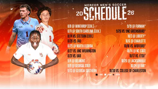 2026 Men's Soccer Schedule