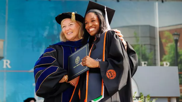 Charity Obazughanmwen and Dr Elkins