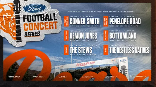2026 Ford Concert Series Announcement