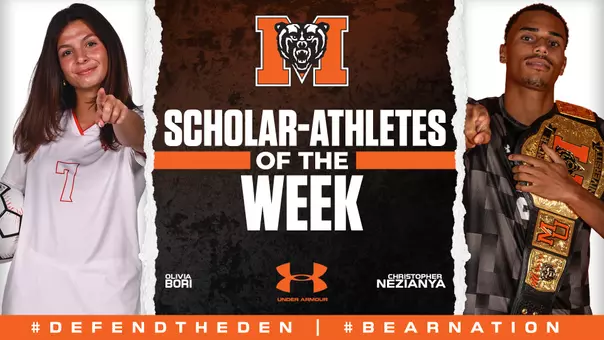 Nezianya and Bori Mercer Scholar Athletes of the Week