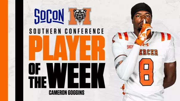 Cam Goggins SoCon Player of the Week