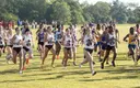 Mercer Cross Country Running from Starting Line