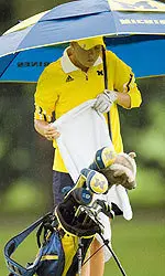 U-M battled rain all tournament long.