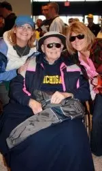 Uncle Bob with his daughters Cynthia and Karon.