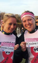 Bree Evans (left) and Amanda Chidester