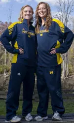 Cara Reitz (left) and Meagan Cobb