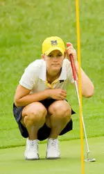 Ashley Bauer posted a U-M and conference record 65 (-7) in the second round.