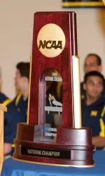 National championship trophy