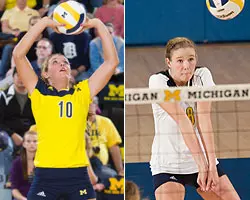 Lexi Dannemiller (L) and Alex Hunt