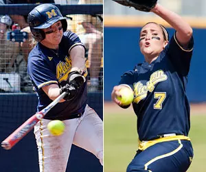 Amanda Chidester (L) and Jordan Taylor