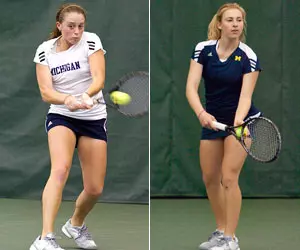 Brooke Bolender (L) and Sam Critser