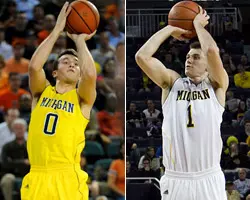 Zack Novak (L) and Stu Douglass