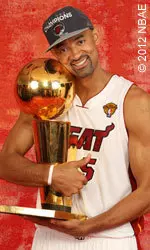 Howard poses with the Larry O'Brien Trophy