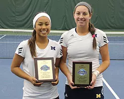 Sarah Lee (L) and Ronit Yurovsky