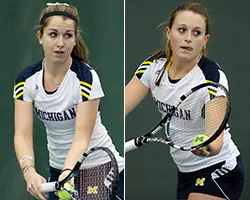 Kristen Dodge (L) and Brooke Bolender